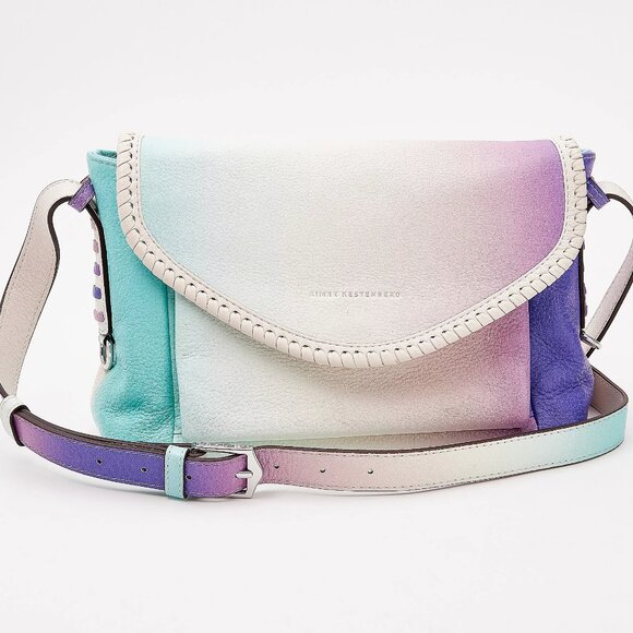 Aimee Kestenberg Pebble Leather Ombre Crossbody Bag - Picture 1 of 9